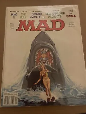 Mad Magazine #204 JANUARY 1979 - JAWS 2 Very Good With Shipping Included • $21.90
