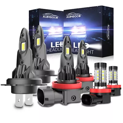 H7 H11 H11 LED Headlight Bulbs Hi-Lo Beam + Fog Light Xenon White Super Bright • $69.99