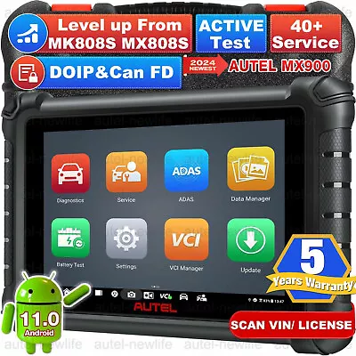 Autel MX900 Full Bidirectional Car Diagnostic Scanner 40+ Serivice CAN FD & DoIP • $529