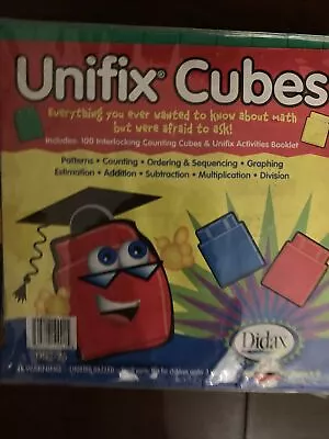 Educational Resources Unifix Cubes Set Math Counting Toys 100 Pk Colorful EUC • £17.84