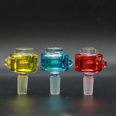 Freeze Ice Glass Slide Liquid Filled Color Bowl 14 18mm Tobacco Hookah Bong • $13.95