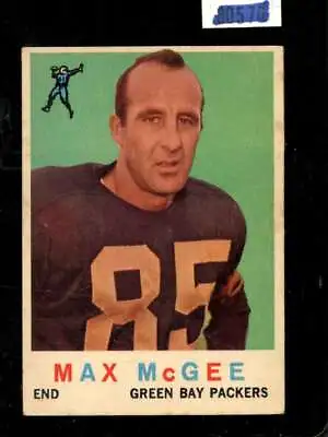 1959 Topps #4 Max Mcgee Vgex (rc) Packers *x86016 • $22