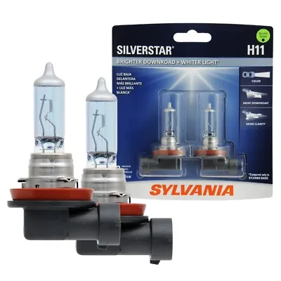 SYLVANIA H11 SilverStar High Performance Halogen Headlight Bulb 2 Bulbs • $34.75