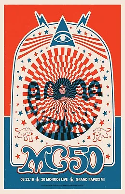 MC5 2018 Grand Rapids Concert Poster 11 X 17 Framed • $21.99