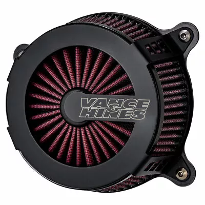 Vance And Hines Black VO2 Cage Fighter Air Cleaner Harley Touring Softail 08-17 • $299.99