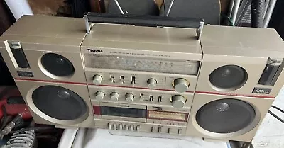 Vintage Tisonic PR-7000 Boombox AM/FM Stereo Cassette Player • $300