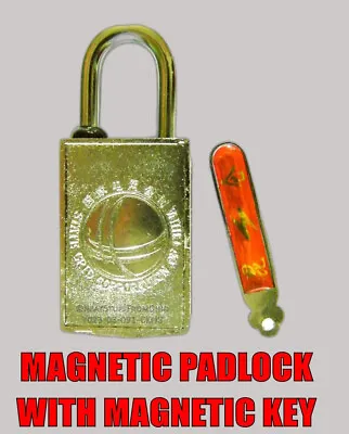 Magnetic Padlock And Key Really Cool Lock Technology By: Kun Lun® Lock 😲 🔐 • $11.99