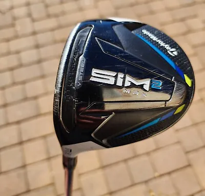 TaylorMade Sim 2 Max 3 Wood - Left Handed - Ventus Blue FW 5 R Shaft • $105