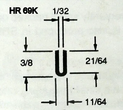 1/32  Rubber Edge Trim HR 69K SOLD BY THE FOOT U Channel EPDM 1/32 X 21/64 • $1.75