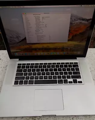 MacBook Pro A1286 Mid-2010 2.4GHZ Core I5  CPU 8GB RAM 500 GB HD High Sierra • $99
