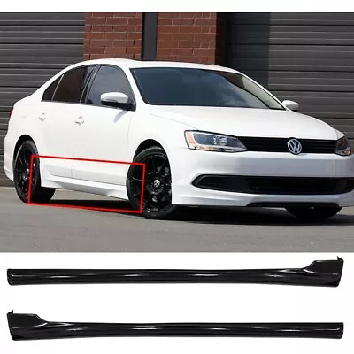 For Vw Jetta Mk6 R Line Side Skirts Diffusers Threshold Lip Protector 2010-2018 • $170