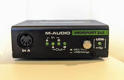 M-Audio MIDISPORT 2x2  Out USB MIDI Anniversary Edition Midiman  • $30