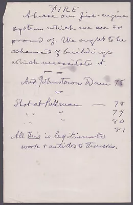 Samuel L.  Mark Twain  Clemens - Autograph Manuscript Unsigned • $3500