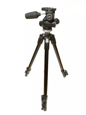 Manfrotto 190XDB Tripod Legs (Black) With 804RC2 3-Way Head • $79.99