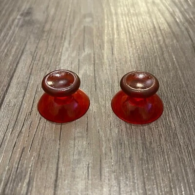 $7.99 • Buy 2 Clear Red Xbox 360 Custom Thumbsticks Analog Sticks Joysticks Mod Parts
