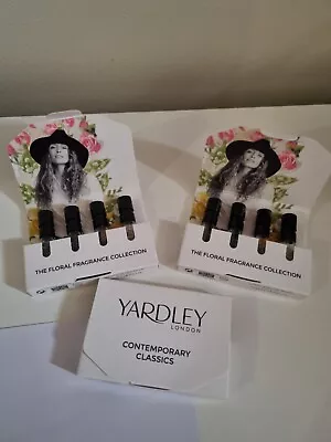 Yardley 12x1.5ml Samples  Bundle Travel Spray Handbag Gift Box Ladies 3box  • £10.90