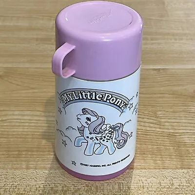 1987 Aladdin My Little Pony Plastic Pink 8oz Thermos W/ Cup & Stopper • $6.99