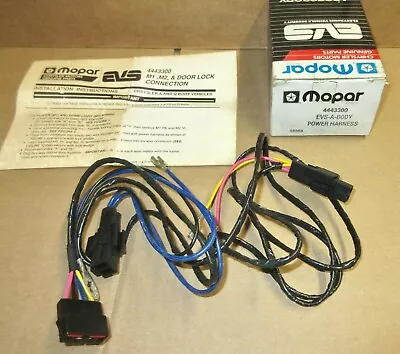 Mopar 4443300 EVS A Body Power Harness 1989-1990 Chrysler Dodge Plymouth OEM  • $45