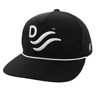 HOOEY  JOHN WAYNE  Snapback HAT BLACK W/WHITE STITCHED  2264T-BK • $33.50