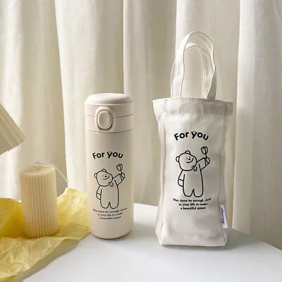 $12.54 • Buy Large Capacity Korean Thermos Mug Double Leak-Proof Portable Water Bottle  QM