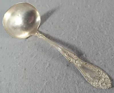 H&T Mfg Co Corona Pattern Gravy Ladle Spoon Silver Plate 1910 Holmes Tuttle Vtg • $14.99