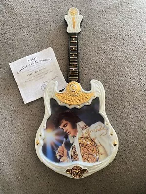 Bradford Exchange ELVIS PRESLEY Guitar Entertainer Of The Century 1977 The Dream • $30