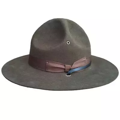 Wool Us Military Campaign Usa Drill Sergeant Instructor Mountie Ranger Hat • $94.99