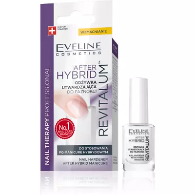 Eveline Nail Conditioner After Hybrid Nail Hardener Reconstructing 12ml • £5.79