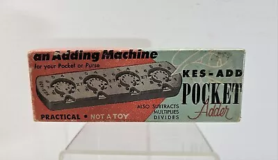 Vintage KES-Add Pocket Adder An Adding Machine For Your Pocket Or Purse • $11.99