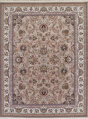 Floral Brown Turkish Oriental Wool Acrylic Plush Soft 1000 Reeds Area Rug 10x13 • $725.40