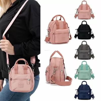 Women Mini Backpack Purse Nylon Small Shoulder Bag Travel Rucksack Multi Pockets • $17.29