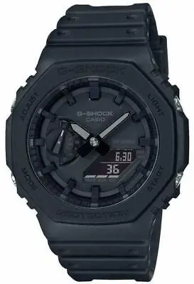 New Casio OAK G-Shock GA2100-1A1 A/D Digital Carbon Resin Black Out Men's Watch  • $84.99