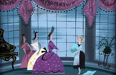 Mary Blair Disney Cinderella Evil Stepsisters Anastasia Drizella Tremaine Print • $19.49