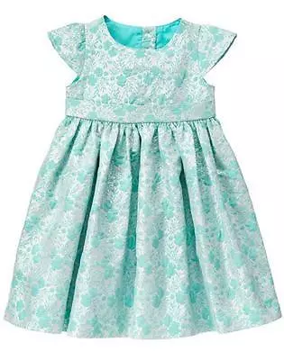 NWT Gymboree Enchanted Winter Floral Dress Toddler Girls Wedding Easter Christma • $16.96