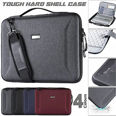 £34.95 • Buy Laptop Sleeve Case Shoulder Strap TOUGH Hard Shell Bag For Laptop 12 13 14 15 17