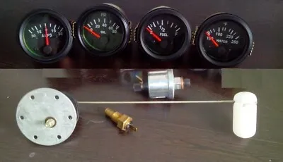 Gauges Kit- 52 Electrical Temp Pressure  Oil  Amp Fuel    Senders Sending Unit • $69.61