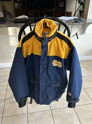 Vtg Vintage Starter Michigan Wolverines Pullover Jacket Sz Large Ncaa • $199.99