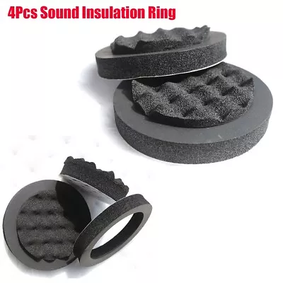 6.5  Car Speaker Wavy Design Soundproof Cotton Noise Insulation Cushion Pad 4Pcs • $21.94