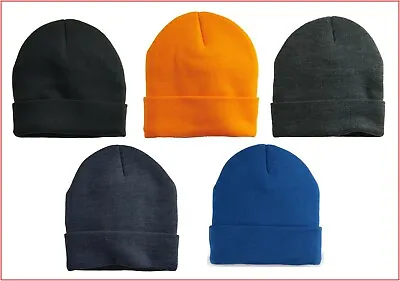 Tek Mens THINSULATE DOUBLE LINED Beanie Hat -Cuffed Watch Cap Ski 40g Insulation • $9.95