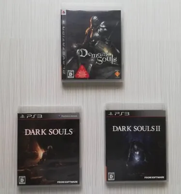 Dark Souls & Dark Souls 2 & Demons Souls Sony Playstation 3 PS3 Japan Ver Tested • $34.99