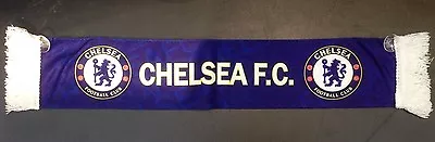 CHELSEA FC Mini Scarf / Cross Flag / Mini Banner (8cm X 42cm) Great Showing • $13.50