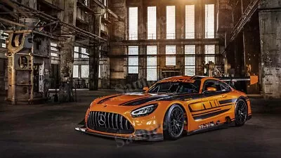 Mercedes AMG GT3 2019 High Res Wall Decor Print Photo Poster • $19.98