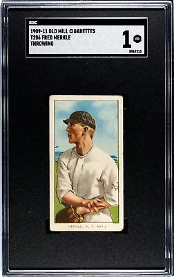 T206 Old Mill Fred Merkle SGC 1 • $169.96