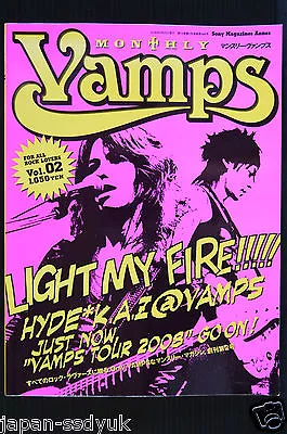 Hyde & K.A.Z@VAMPS Monthly Vamps Vol.02 - Japan Magazine • $80