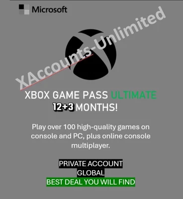 $95 • Buy 🔥XBOX GAME PASS ULTIMATE 12+3 Months | NO RENEWAL NEEDED✅GLOBAL | READ BELOW