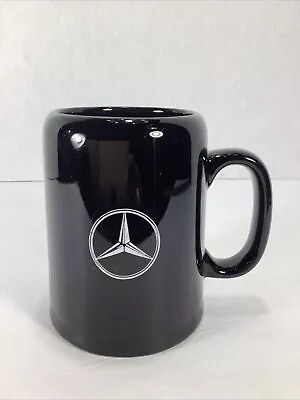 Vintage~Mercedes-Benz®️Heavy Coffee Mug Crock Beer Stein~ Black & Silver~12oz • $13