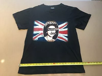 Sex Pistols God Save The Queen Shirt Punk Anarchy Uk Union Jack Goth Emo Grunge  • £43.87