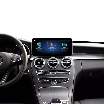 10.25  Android Screen CarPlay GPS For Mercedes C GLC V W205 C63 C43 Navigation • $439