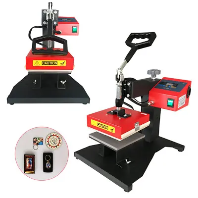 Digital Heat Press Machine For T-Shirt/Plate Hat Printer DIY Press Single Heater • $110.20