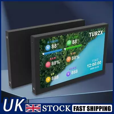 5 Inch IPS Secondary Screen Computer Temp Monitor PC Temperature Display • £39.51